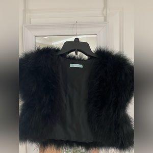 Fur vest coat